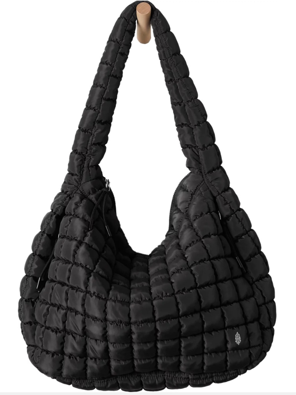 Free People  Quilted Carryall bag. Black . New with tags .
